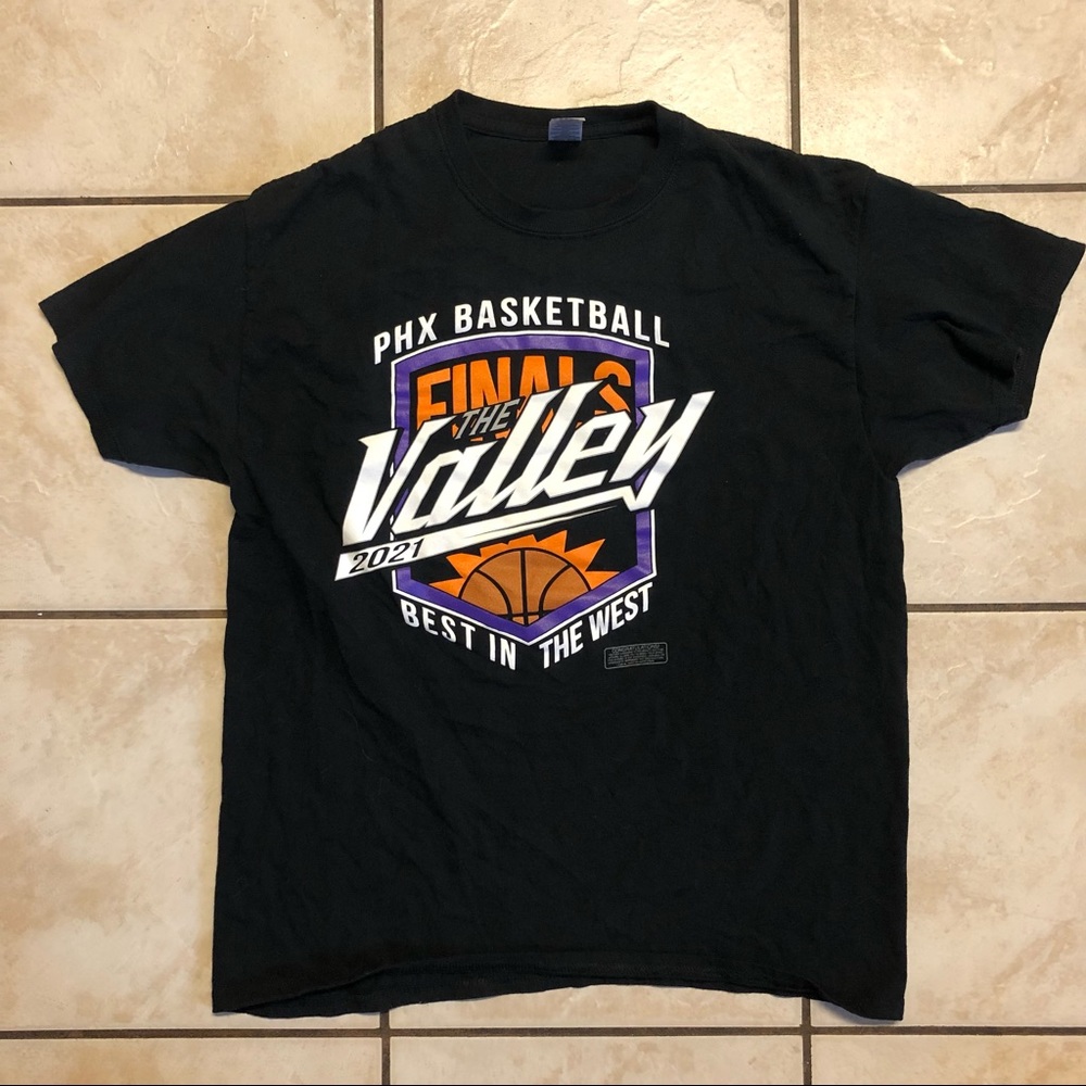 Phoenix Suns The Valley Finals 2021 T-Shirt LARGE